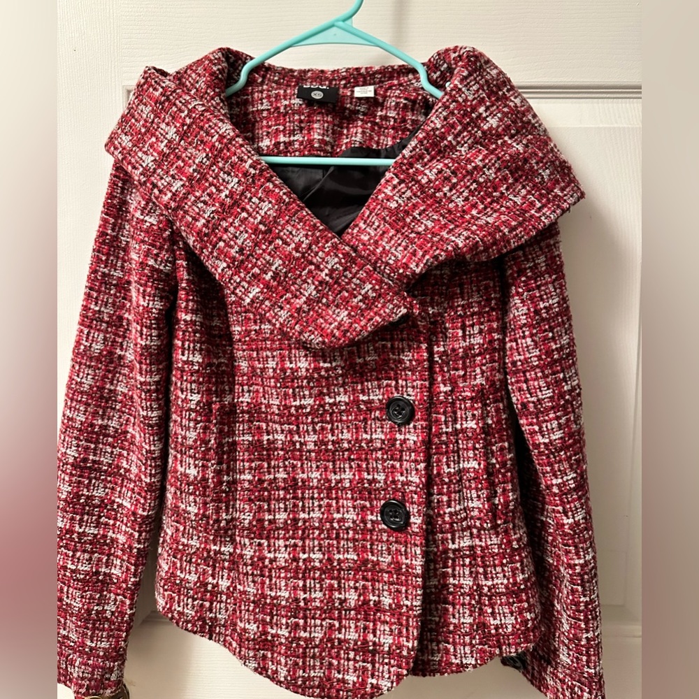 BDG Urban Outfitters Cropped Soft Tweed Jacket